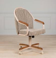 We also have a full line of chair casters that fit office chairs and dinette chairs for dining rooms. Casual Dining Cushion Swivel And Tilt Rolling Caster Chair For Sale Online Ebay