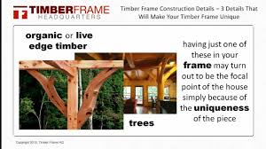 Timber Frame Construction Details 3 Details That Will Make