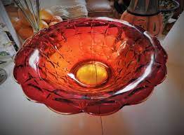 Indiana Glass Large Fruit Bowl Glass Bowl