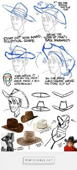 He teaches drawing, painting as well as scratch board classes on the site. Galoogamelady Http Galoogamelady Tumblr Com Cowboy Hats Seem To Come In All Kinds Of Shapes And Vari Cowboy Hat Drawing Cowboy Character Design Drawing Hats