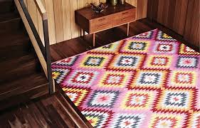 intricately woven kilim rugs from