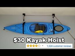 30 kayak hoist garage storage