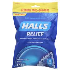 halls mentholyptus cough drops 80 ct