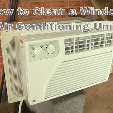 to clean a window air conditioning unit