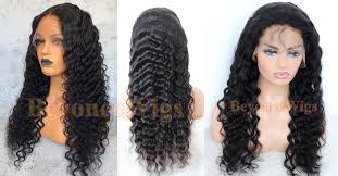 Brazilian Human Hair Pre Plucked Bleached Deep Wave 360 Lace