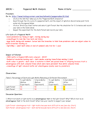 Deletion (a base is lost) insertion (an extra base is inserted) deletion and insertion may cause what's called 30 mutations worksheet answer key | education template. 3 Peppered Moth Simulation Analysis Answers