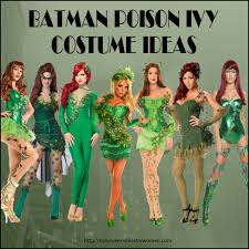 batman poison ivy costume ideas for