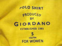 3 Of Giordano Giordano Polo Shirt Lion Embroidery Short Sleeves Ladys Small Size Three Points Set Cotton 97 Polyurethane Popular Sale T7854