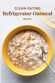 clean eating refrigerator oatmeal is a