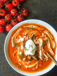 creamy tomato en rice soup