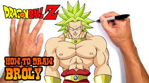 Broli god)1 is a godly transformation of the legendary super saiyanbroly appearing in dragon ball z: How To Draw Broly Dragon Ball Z Youtube