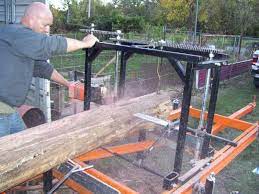 home built portable chainsaw mill