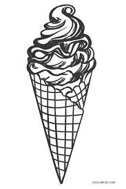 Ice cream cone summer coloring pages to print and color for children of all ages. Free Printable Ice Cream Coloring Pages For Kids