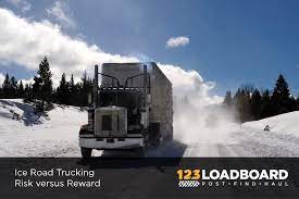 The roads these truckers travel are literally made of ice. Ice Road Trucking Risk Versus Reward 123loadboard