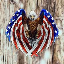 Buy Metal Eagle Flag American Patriot
