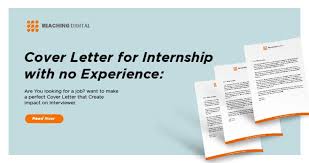 cover letter for internship with no