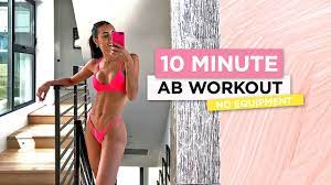 10 minute ab workout no equipment