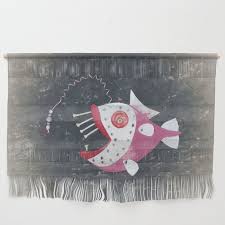 Funky Wooden Fish Wall Art Wall Hanging