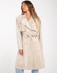 Suede Trench Coats Style
