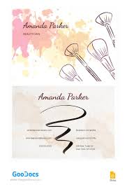 beauty salon business card template