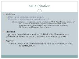 Diagrams for MLA   APA Citations SlideShare
