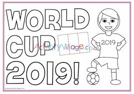 I wonder what it would feel like to win it. Women S World Cup 2019 Colouring Page