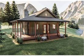 Lake Cabin House Plan 1 Bedrms 1