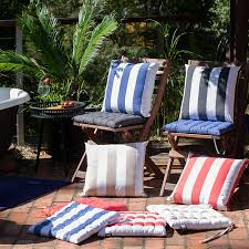 J Elliot Solid Cotton Outdoor Chair Pad