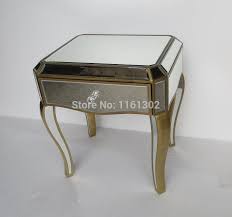 A lenora 3 drawer mirror bedside table, made from silver mdf and mirrors, is a modern piece of bedroom furniture you will quickly fall in love with. Mirrored Furniture One Drawer Bedside Table Night Stand Night Stand Bedside Tablemirrored Furniture Aliexpress