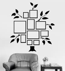 Us 8 97 25 Off Photo Tree Vinyl Wall Decal Family Tree Frames For Photos Bedrooms Design Wall Stickers Living Room Art Wall Diy Mural New La908 In