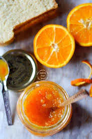homemade orange marmalade cooking