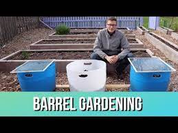 Containers Diy Barrel Gardening