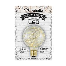 mirabella led 1 2w fairy light globe
