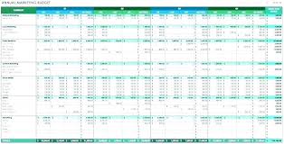 Business Budget Spreadsheet Template Monthly Free Printable