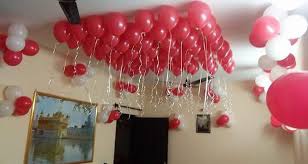 surprise birthday balloon decoration
