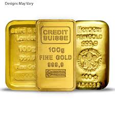 100 gram generic gold bar 999 fine