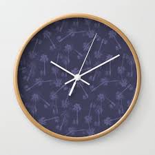 Seamless Pattern Wall Clock