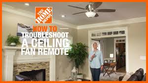 ceiling fan remote troubleshooting