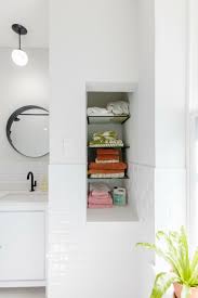 24 smart storage ideas to make the most of a small bathroom. Bathroom Open Shelving