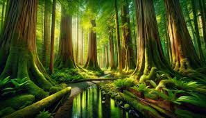 enchanted forest hd wallpaper