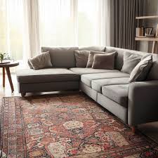 grey sofa choosing the ideal carpet