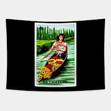 Maybe you would like to learn more about one of these? Mexican Loteria Art La Chalupa Loteria Mexicana Tapestry Teepublic