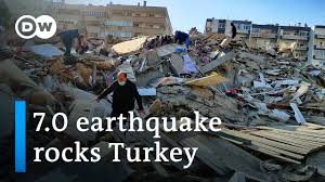 Earthquakes occur most often along geologic faults, narrow zones where rock masses move in relation to one another. Turkey S Izmir Hit With Magnitude 7 0 Earthquake Dw News Youtube