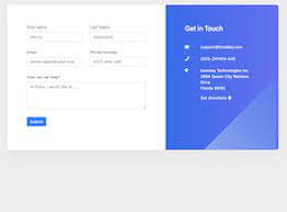 bootstrap html snippet bs4 contact form
