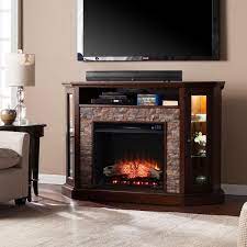 Electric Fireplace In Espresso