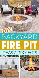 diy backyard fire pit ideas you can