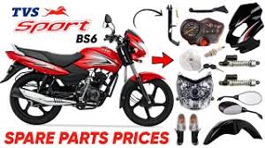 tvs sport bs6 spare parts s in