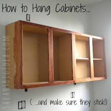 How To Hang Cabinets