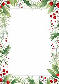 christmas card template holiday frame