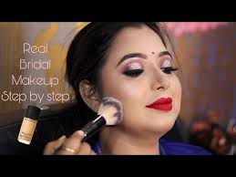 traditional bridal makeup step by step